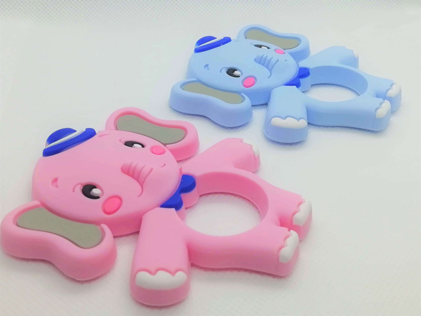 Baby Elephant Silicone Teether – for Teething Babies (3–15 Months)