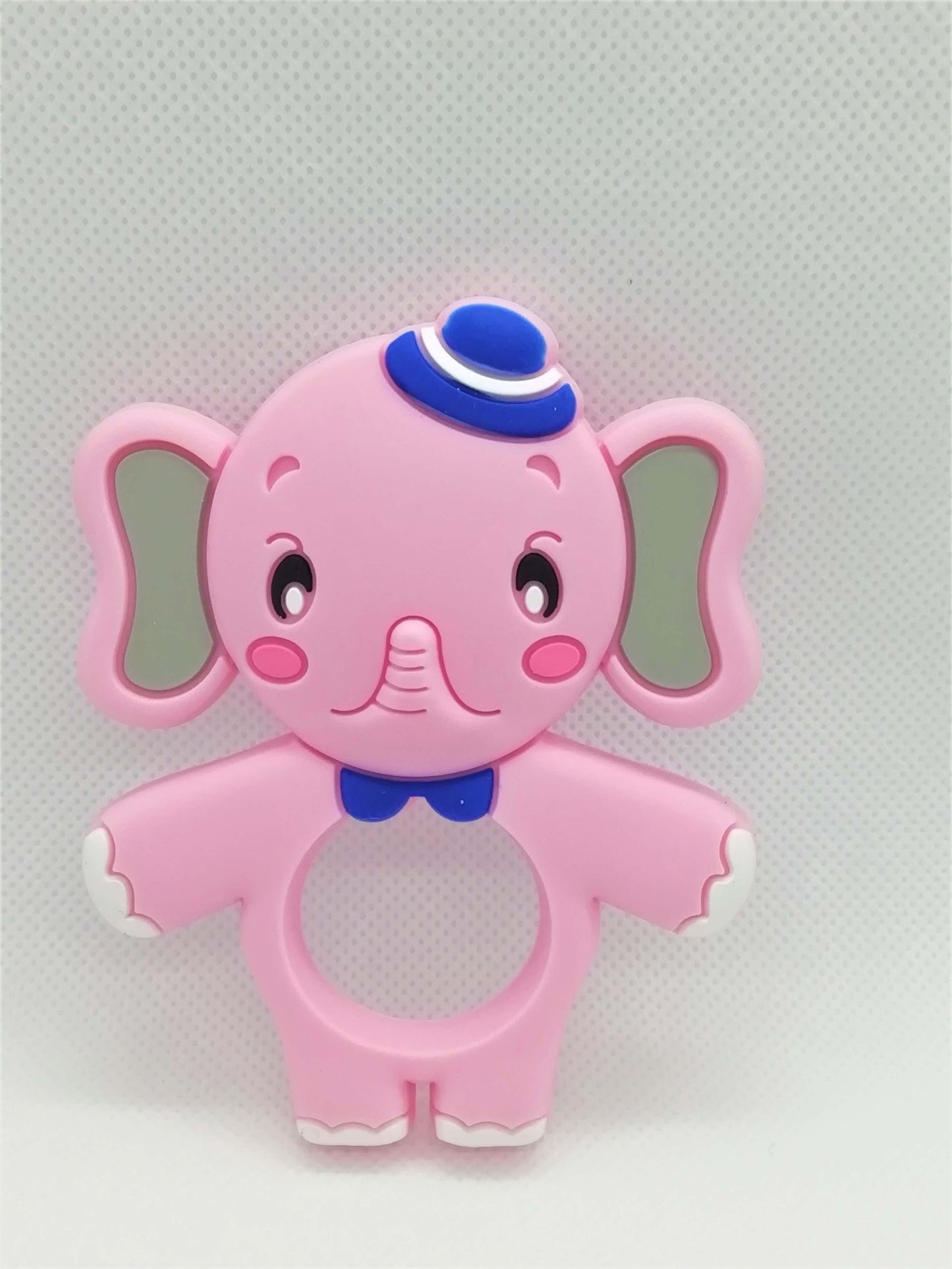Baby Elephant Silicone Teether – for Teething Babies (3–15 Months)