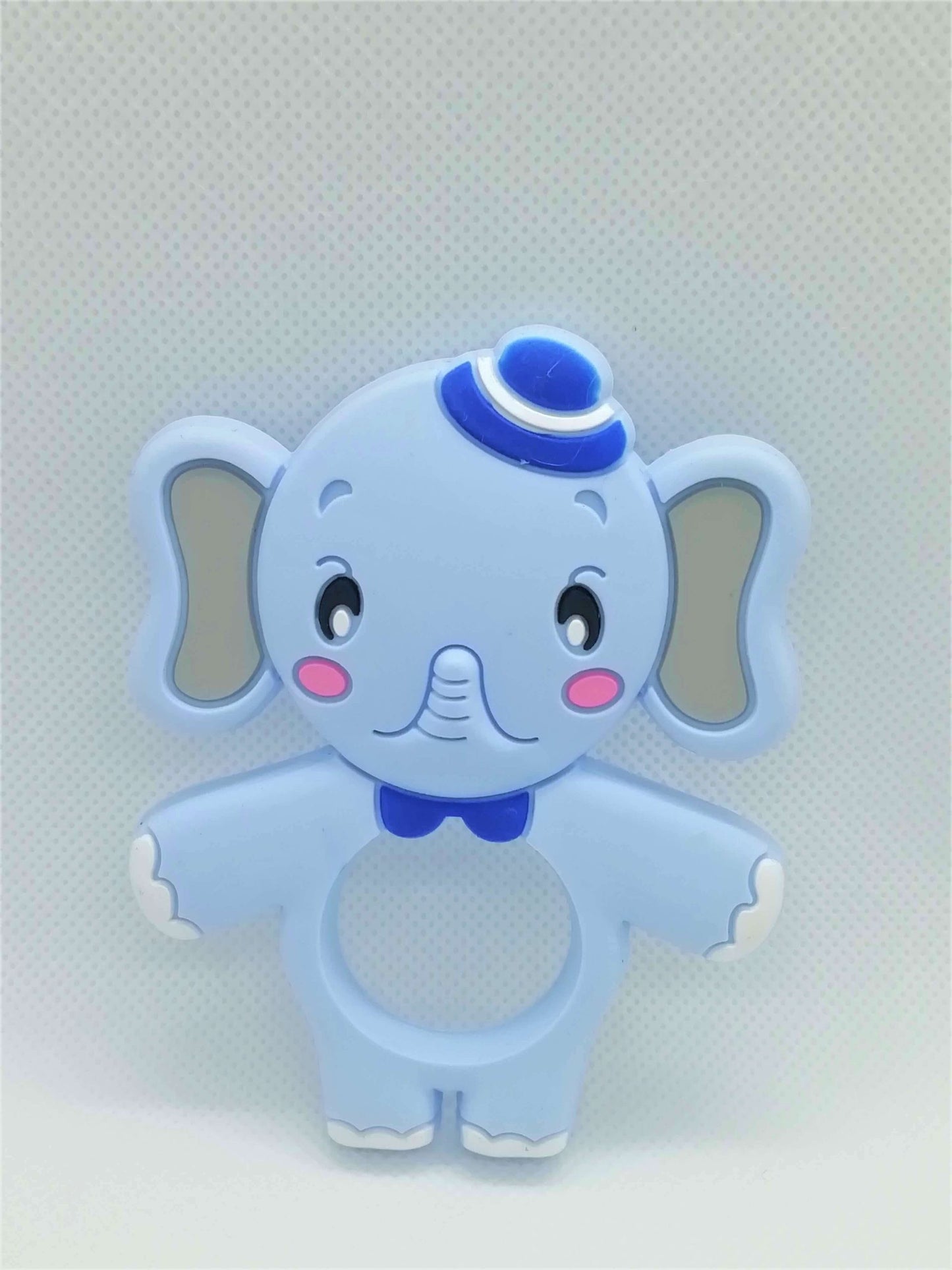 Baby Elephant Silicone Teether – for Teething Babies (3–15 Months)
